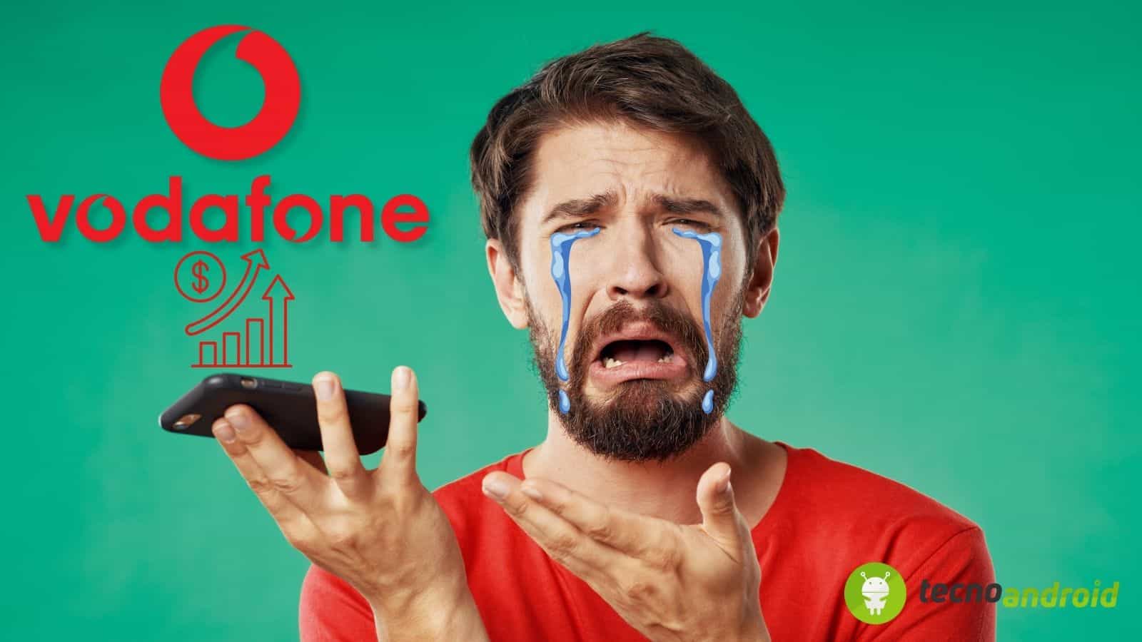 Vodafone aumenta i costi: le nuove tariffe per clienti mobili e fissi