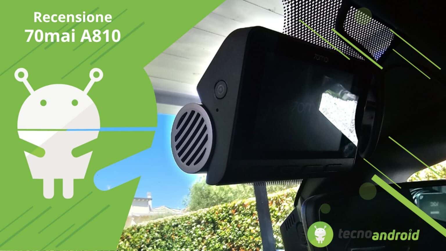 70mai A810: una dash cam 4K HDR di alto livello - Recensione