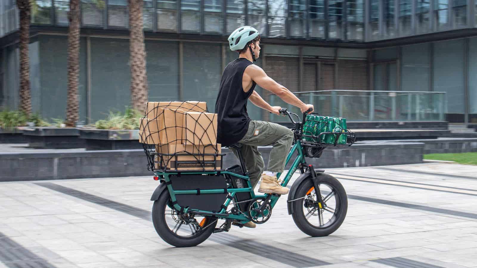 Fiido T2 Longtail Cargo E-Bike: bici da carico elettrica dalla lunga autonomia 