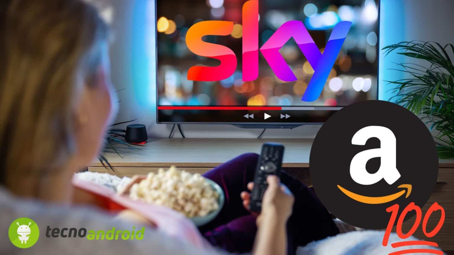 Sky Wi-Fi e TV: torna il buono Amazon da 100 euro