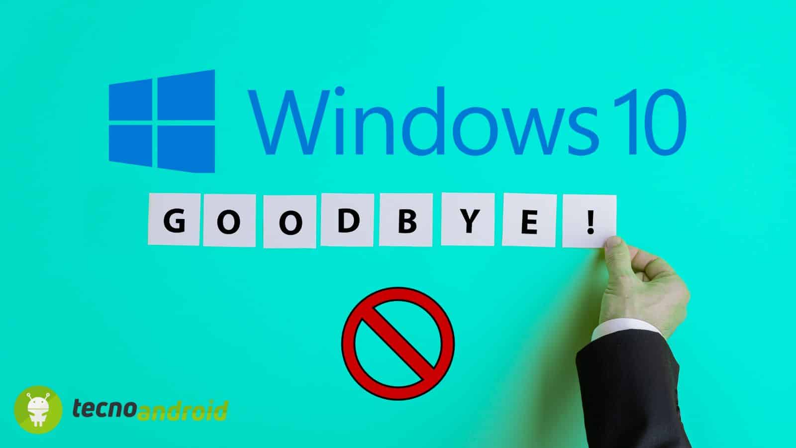 Utenti Microsoft in allerta: Windows 10 sta per sparire