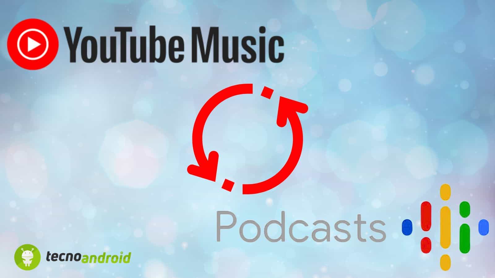 Ufficiale: Google Podcast lascia il posto a YouTube Music