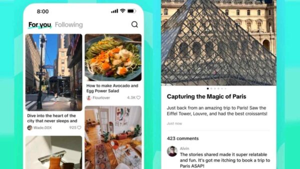 TikTok Notes è la nuova app per caricare immagini. ancora non disponibile in Europa