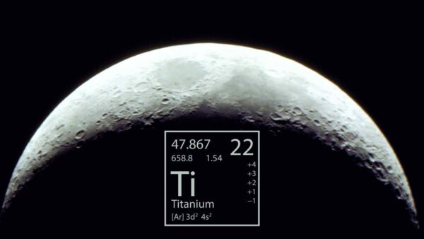 Nuove forme di titanio scoperte sulla superficie lunare rendono gli scienziati entusiasti