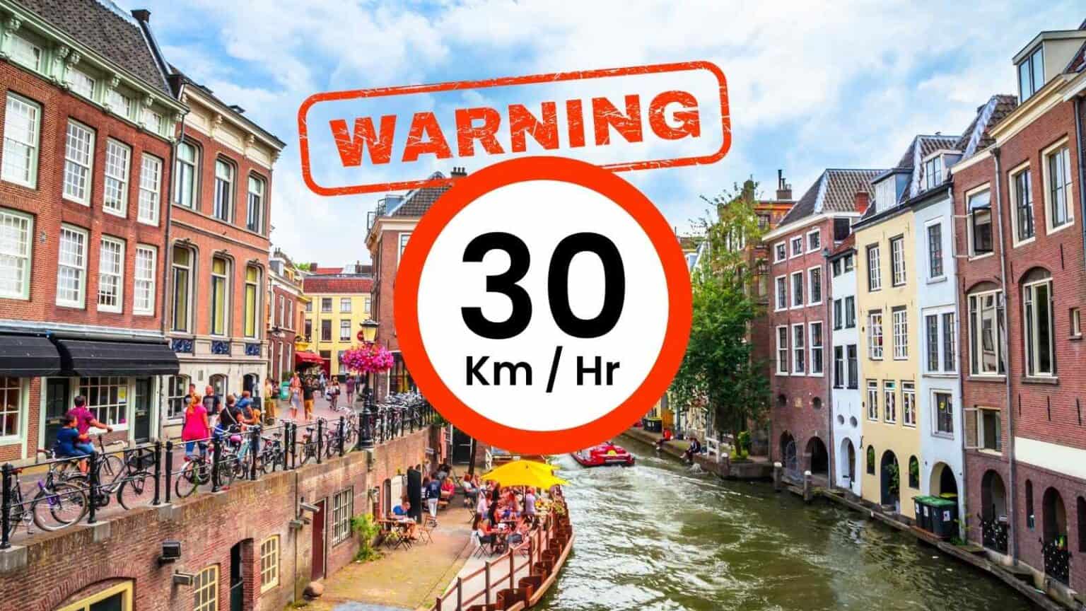 Utrecht, come Bologna, è una città a 30km/h ma con una differenza sostanziale
