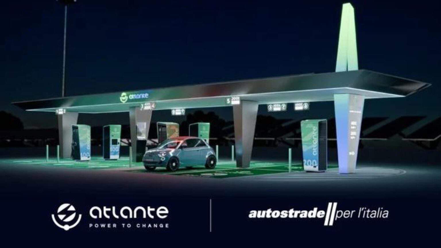 Atlante ottiene il primo bando ASPI per la ricarica in autostrada