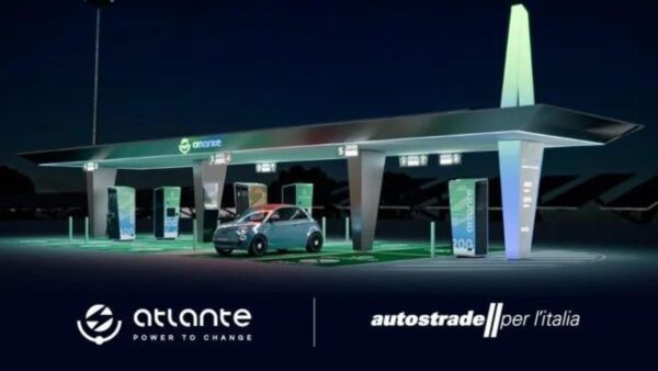 Atlante ottiene il primo bando ASPI per la ricarica in autostrada