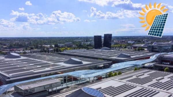 A2A e Fiera Milano: il più grande impianto fotovoltaico da tetto in Italia