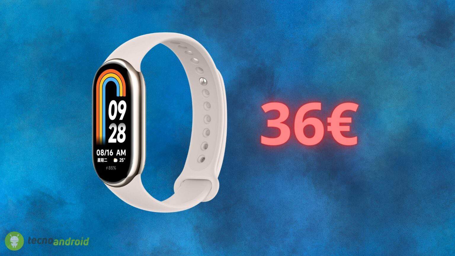 Xiaomi Smart Band 8: prezzo RIDICOLO oggi su Amazon
