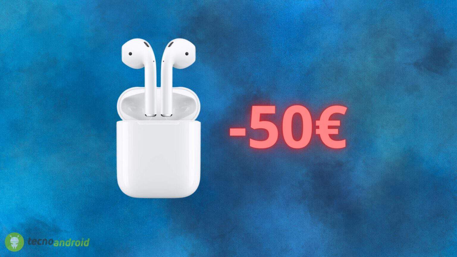 Apple AirPods: sconto di 50 euro e prezzo più BASSO di sempre su Amazon