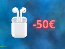 Apple AirPods: sconto di 50 euro e prezzo più BASSO di sempre su Amazon