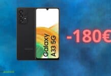 Samsung Galaxy A33: sconto FOLLE di 180 euro su AMAZON