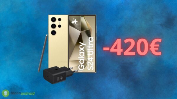 Samsung Galaxy S24 Ultra: prezzo CROLLATO su Amazon, sconto di 420 euro