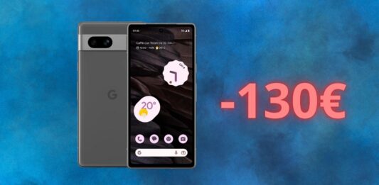 Google Pixel 7a: offerta con 130 euro di sconto da non perdere su AMAZON