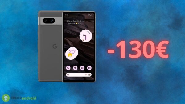 Google Pixel 7a: offerta con 130 euro di sconto da non perdere su AMAZON