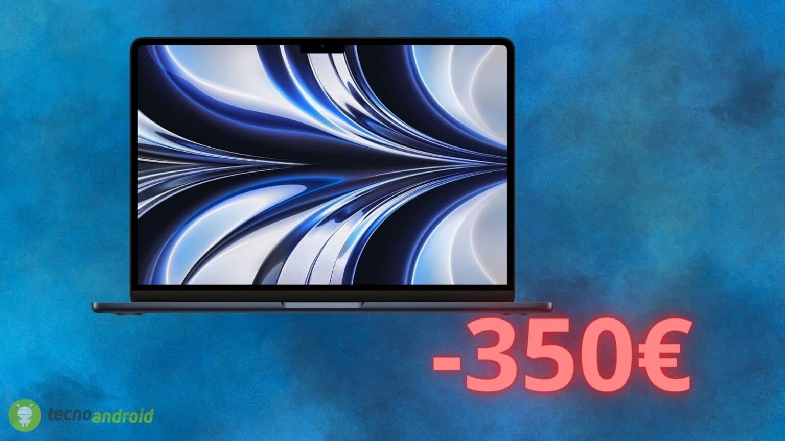 Apple MacBook Air è super SCONTATO su Amazon: costa 350 euro in meno