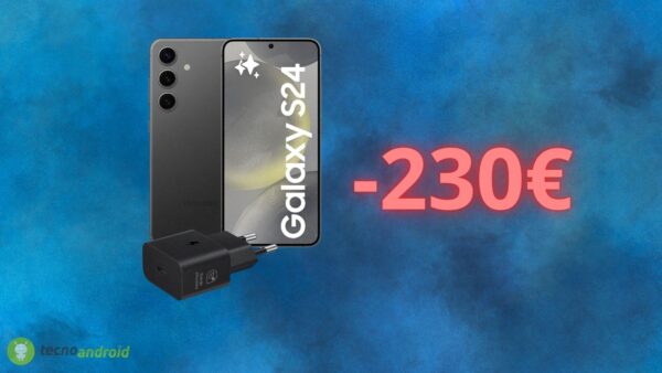 Samsung Galaxy S24: CODICE GRATIS su Amazon con sconto di 230 euro