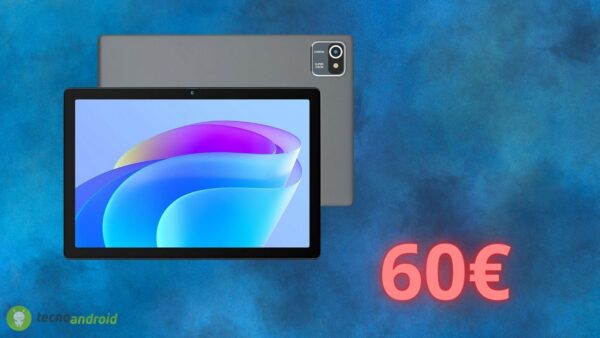 Tablet Android a 60 euro su Amazon: offerta FOLLE del 54%