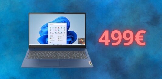 Notebook Lenovo a metà PREZZO: sconto del 50% su Amazon