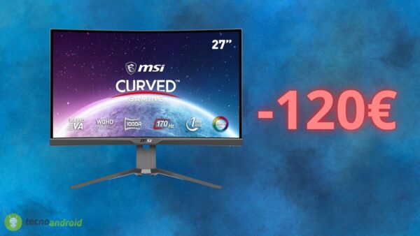 Monitor MSI in OFFERTA su Amazon: costa 120 euro in meno