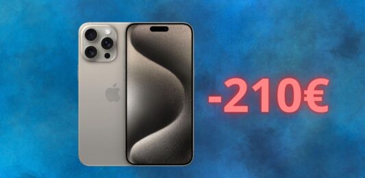Apple iPhone 15 Pro Max: offerta PAZZA di 210 euro su Amazon