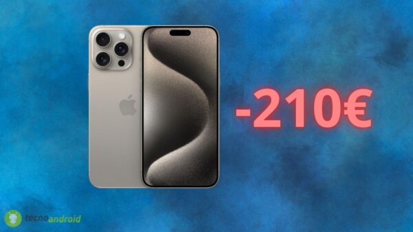 Apple iPhone 15 Pro Max: offerta PAZZA di 210 euro su Amazon