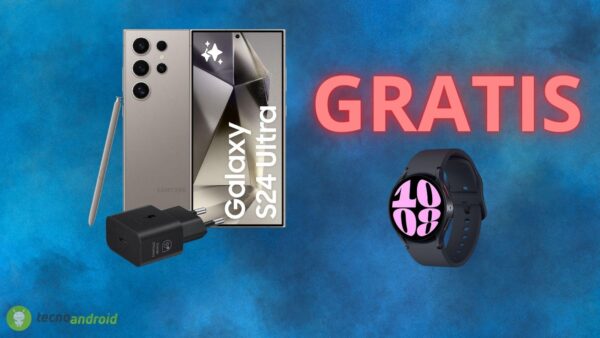 Samsung Galaxy S24 Ultra REGALA gratis Galaxy Watch6 con l'offerta Amazon