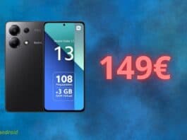 Xiaomi Redmi Note 13: il prezzo scontato AMAZON è ridicolo