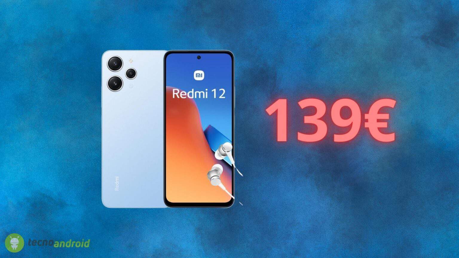 Xiaomi Redmi 12 a prezzo SHOCK su Amazon: solo 139 euro