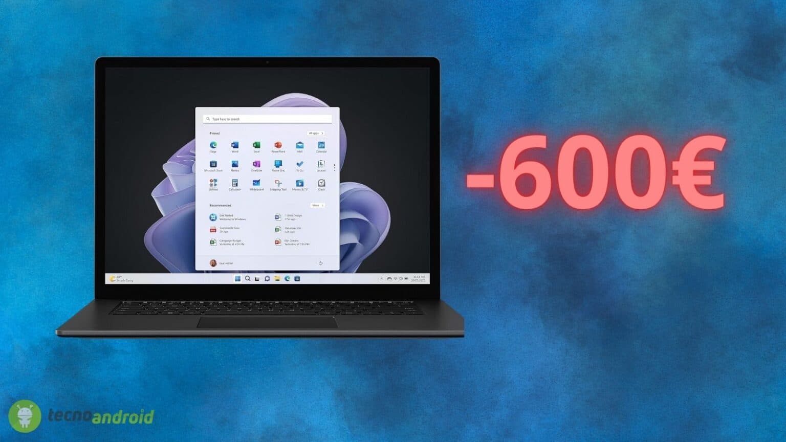 Microsoft Surface Laptop 5: prezzo FOLLE su Amazon con sconto di 600 euro