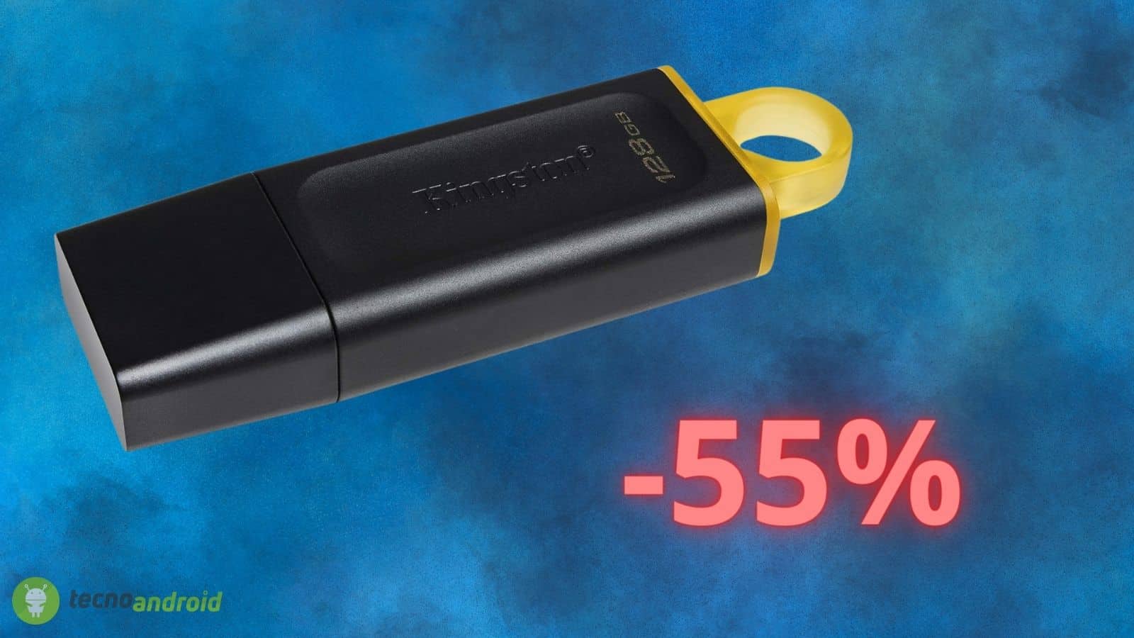 Chiavetta USB da 128GB a 8 euro: offerta del 55% su Amazon
