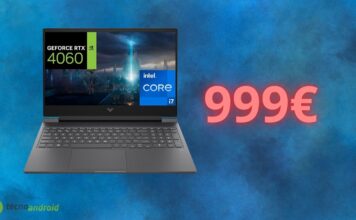 Notebook HP con NVIDIA GeForce RTX 4060 in super OFFERTA con l'AMAZON GAMING WEEK