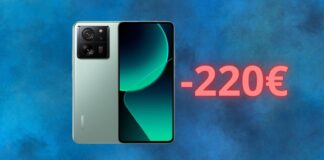 Xiaomi 13T: offerta di 220 euro su AMAZON, il prezzo è PAZZO