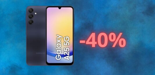 Samsung Galaxy A25 5G a prezzo IRRISORIO su Amazon: costa pochissimo