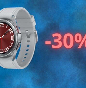 Samsung Galaxy Watch6 è scontato del 30% su Amazon: il prezzo è FOLLE