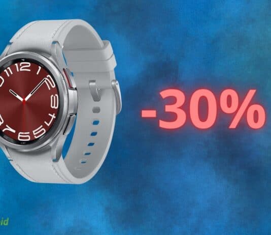 Samsung Galaxy Watch6 è scontato del 30% su Amazon: il prezzo è FOLLE