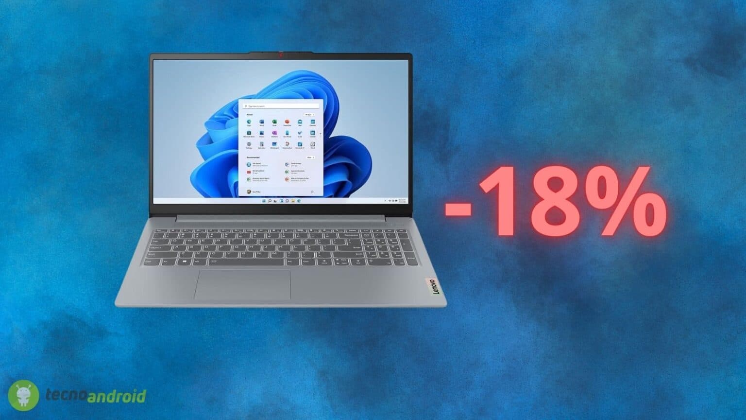 Lenovo IdeaPad Slim 3, notebook scontato di 120 euro su Amazon: un prezzaccio