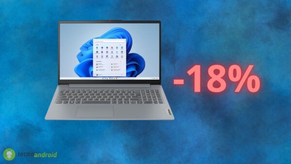Lenovo IdeaPad Slim 3, notebook scontato di 120 euro su Amazon: un prezzaccio