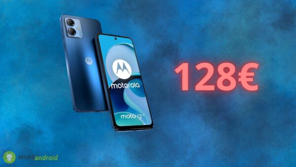 Motorola Moto G14: prezzo STRACCIATO su Amazon