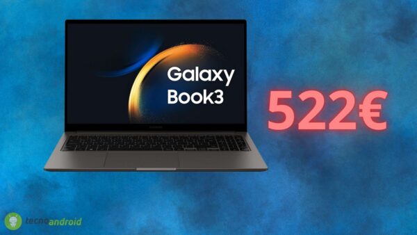 Samsung Galaxy Book3: sconto ATOMICO su Amazon, costa pochissimo