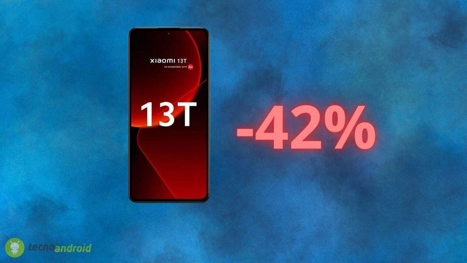 Xiaomi 13T è da acquistare subito con quest'offerta AMAZON (-42%)