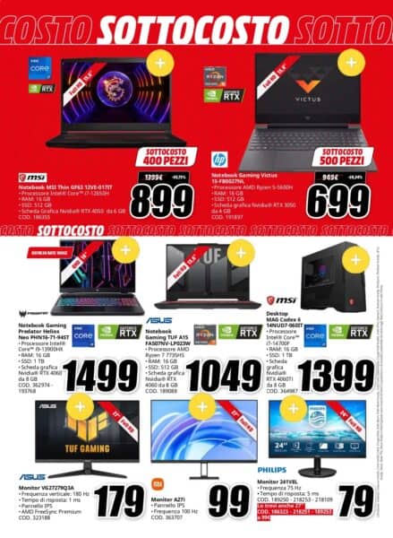 Mediaworld volantino