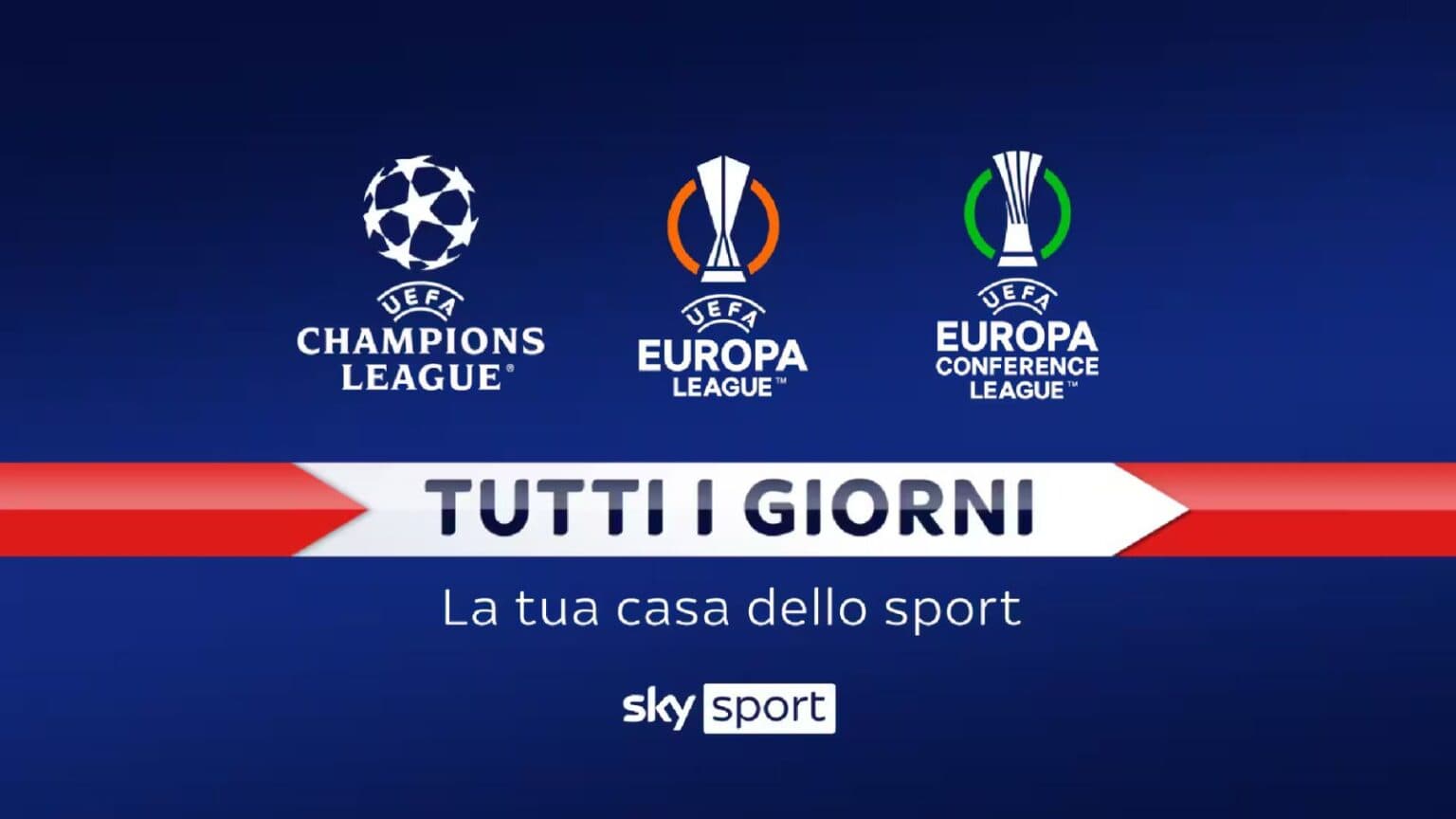Sky: le squadre di calcio italiane in Europa solo per gli abbonati