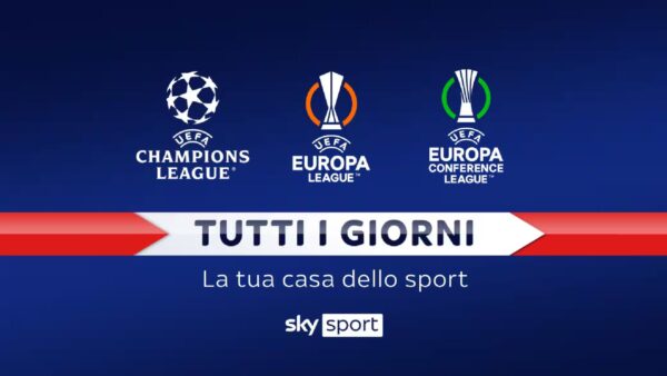 Sky: le squadre di calcio italiane in Europa solo per gli abbonati