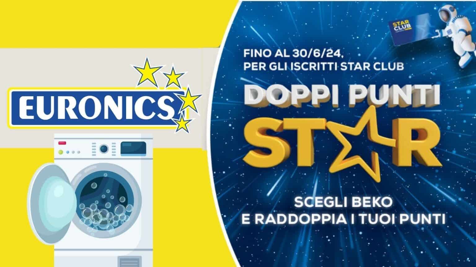 Euronics: OFFERTA IMPERDIBILE sulle lavatrici Beko