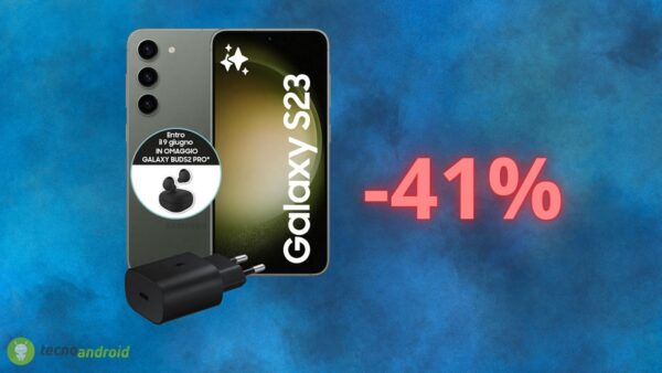 Samsung Galaxy S23: sconto del 41% e Galaxy Buds2 Pro GRATIS su Amazon