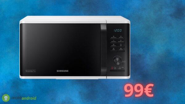 Samsung: il forno a microonde in SCONTO a soli 99 euro su Amazon