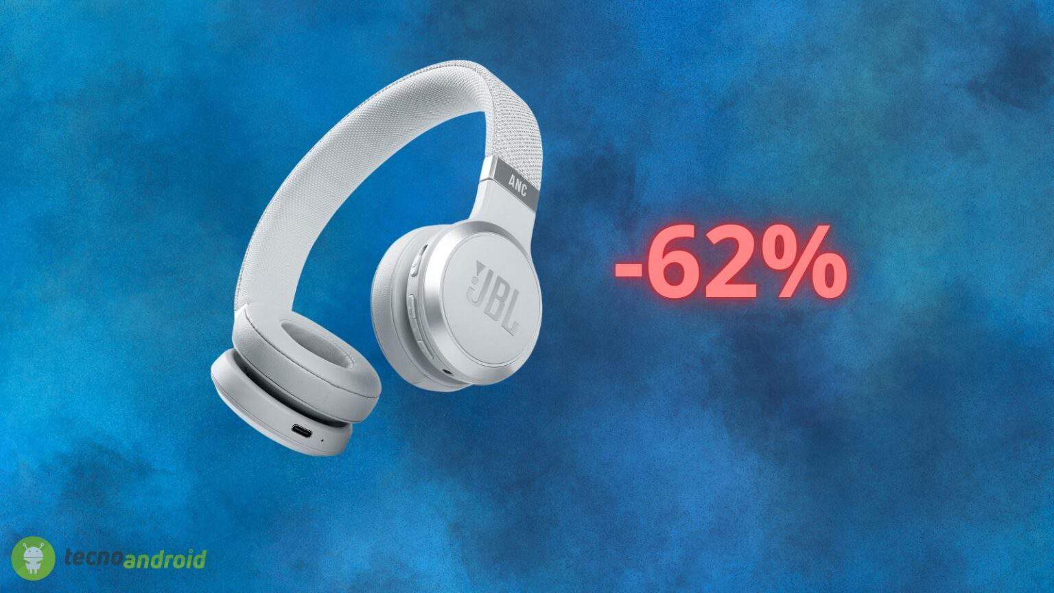 JBL Live 460NC: cuffie scontate del 62% su Amazon