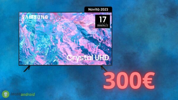 Samsung, la SMART TV su Amazon costa solo 300 euro