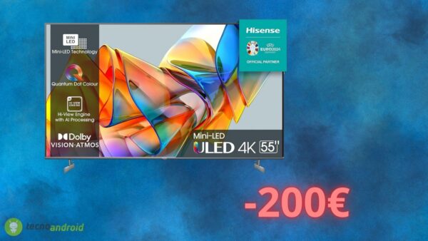 Smart TV Hisense: minimo storico su Amazon con lo sconto di 200 euro